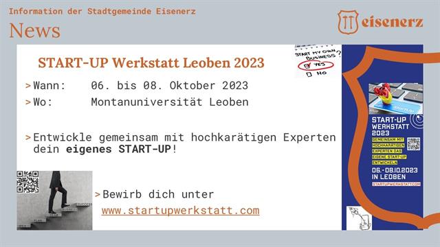 Start-Up Werkstatt 2023