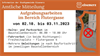 Aufgrabungsarbeiten Flutergasse von 02.10. - 03.11.2023, diverse Fahrverbote, Umleitungen, Halte- & Parkverbot