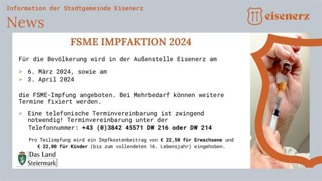 FSME - Impfaktion 2024